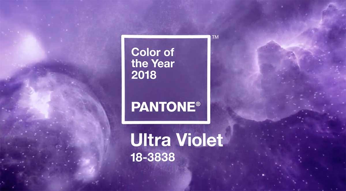 ultraviolet color of the year 2018